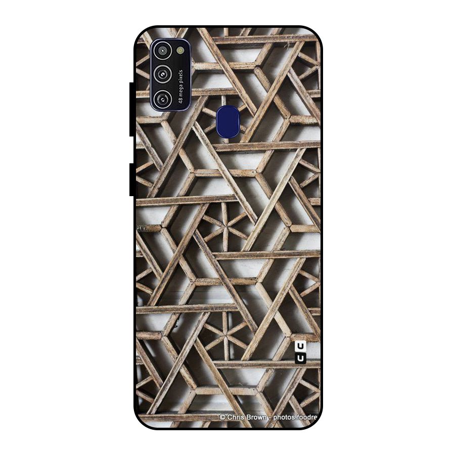 Wheel Design Metal Back Case for Galaxy M21