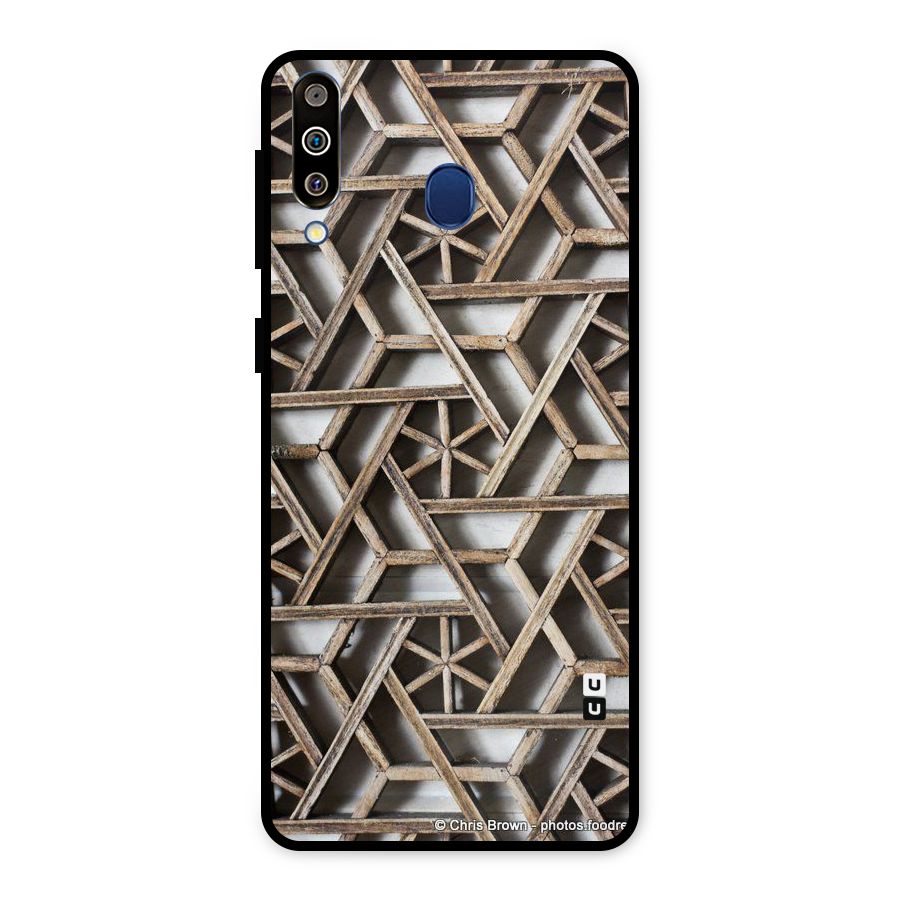 Wheel Design Metal Back Case for Galaxy M30