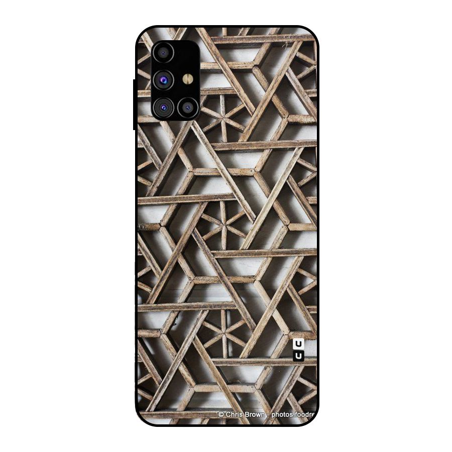 Wheel Design Metal Back Case for Galaxy M31s