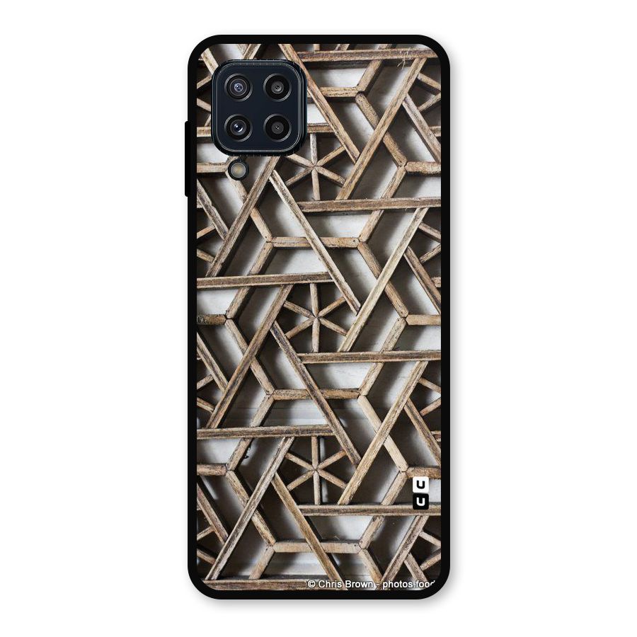 Wheel Design Metal Back Case for Galaxy M32