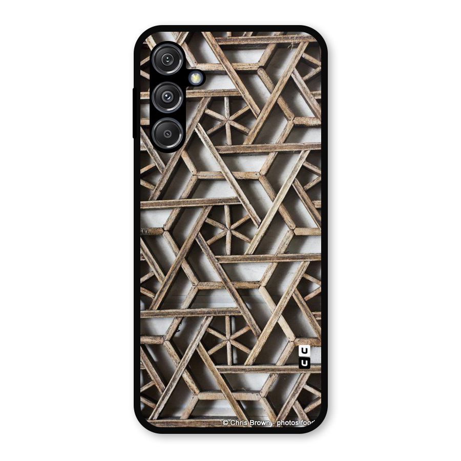 Wheel Design Metal Back Case for Galaxy M34 5G