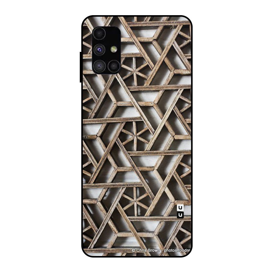 Wheel Design Metal Back Case for Galaxy M51