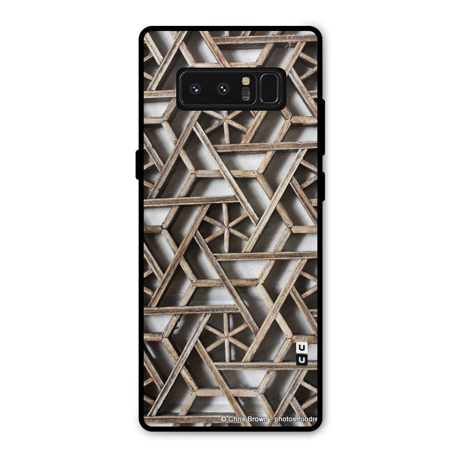 Wheel Design Metal Back Case for Galaxy Note 8