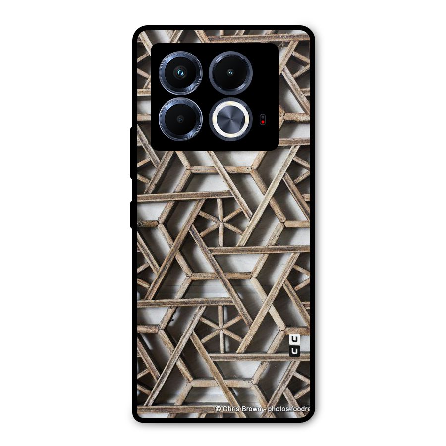 Wheel Design Metal Back Case for Infinix Note 40 5G