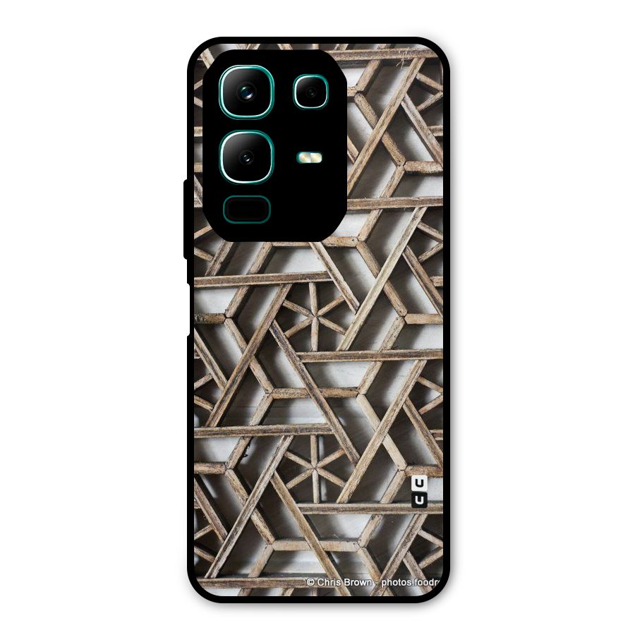 Wheel Design Metal Back Case for Infinix Note 50x