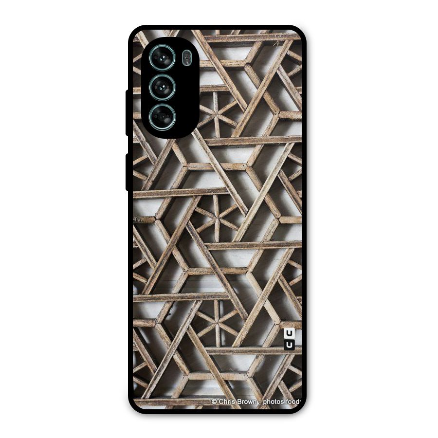 Wheel Design Metal Back Case for Moto G62