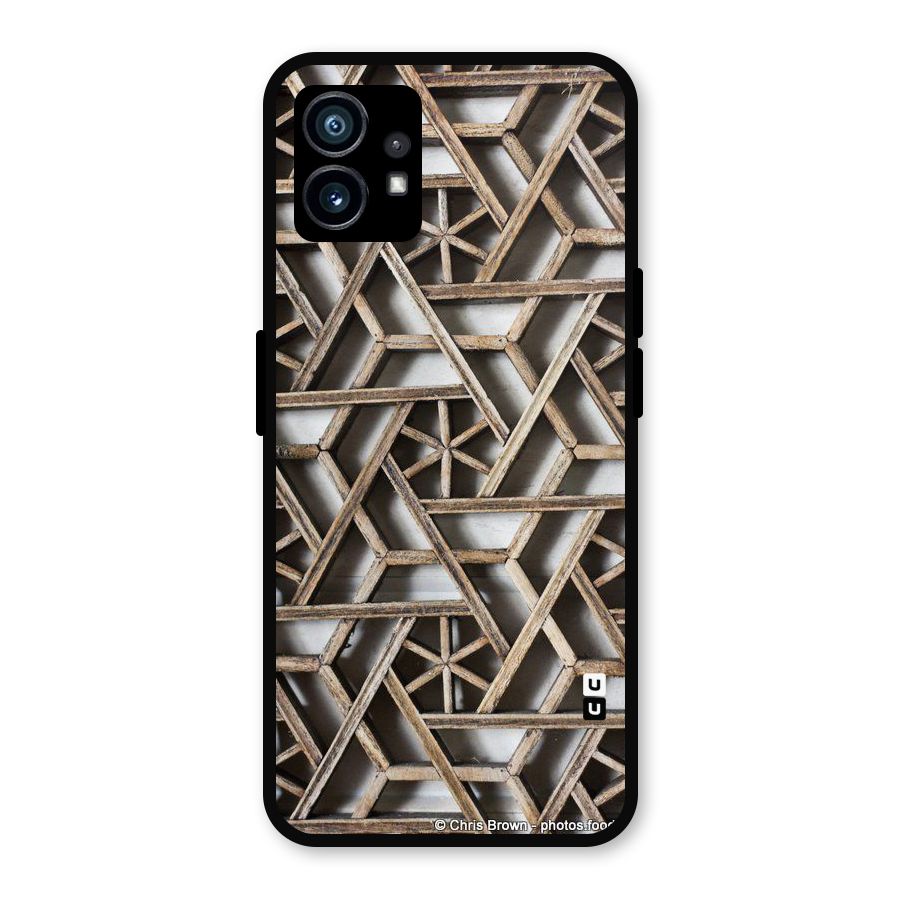 Wheel Design Metal Back Case for Nothing Phone 1