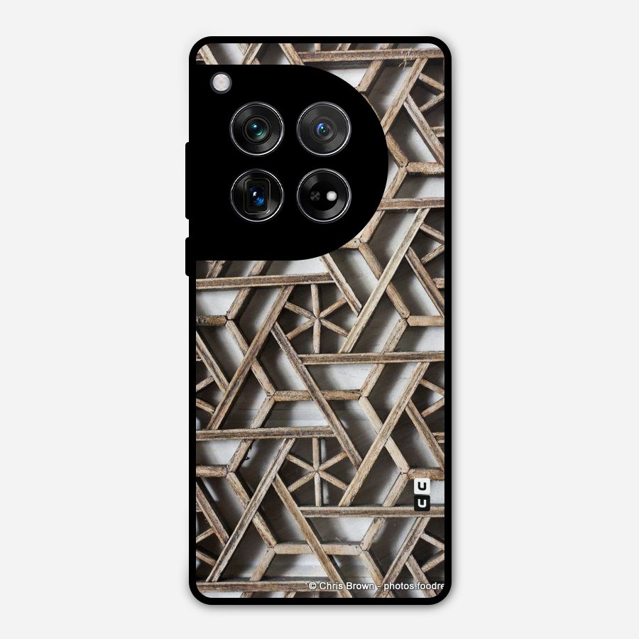 Wheel Design Metal Back Case for OnePlus 12