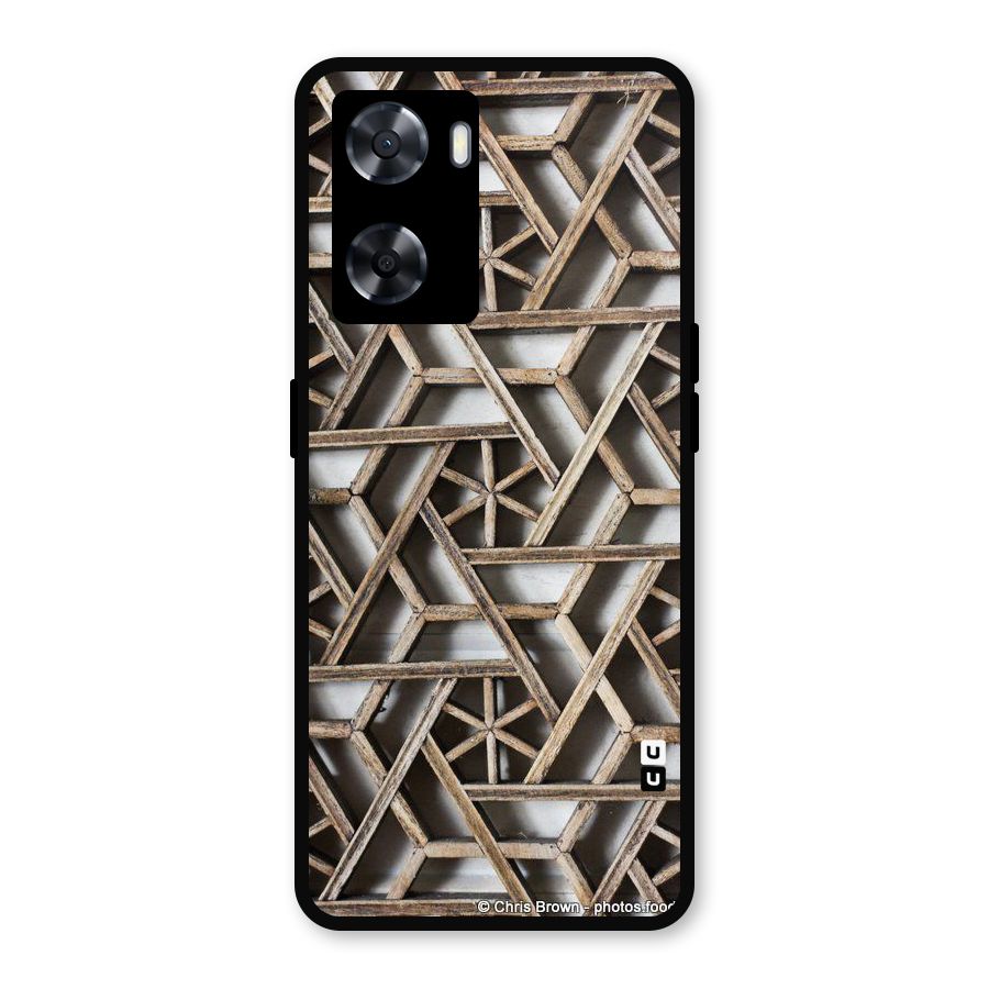 Wheel Design Metal Back Case for Oppo A77