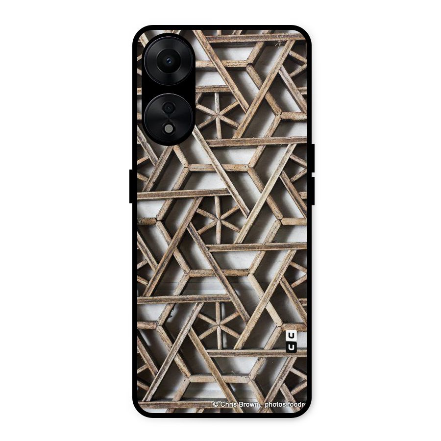 Wheel Design Metal Back Case for Oppo A78 5G