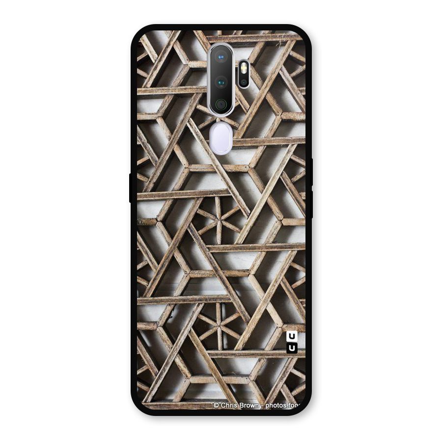 Wheel Design Metal Back Case for Oppo A9 (2020)