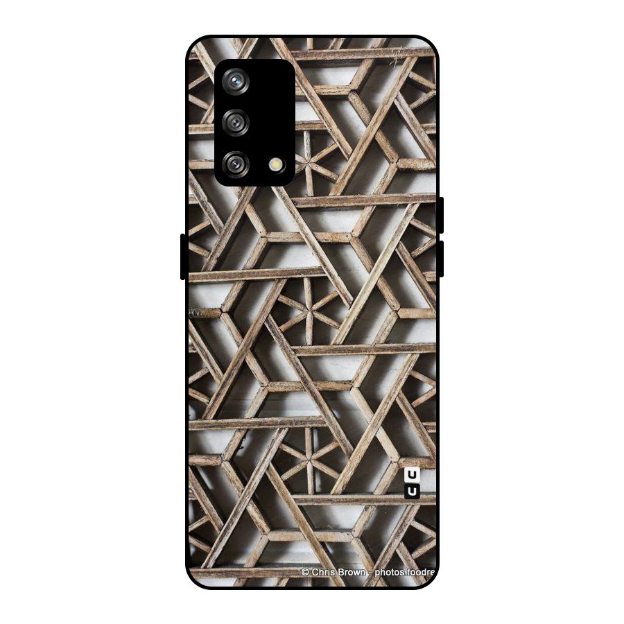 Wheel Design Metal Back Case for Oppo F19s