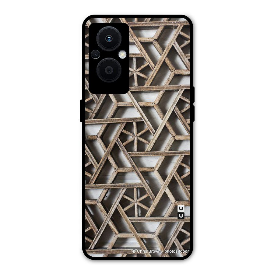 Wheel Design Metal Back Case for Oppo F21s Pro 5G