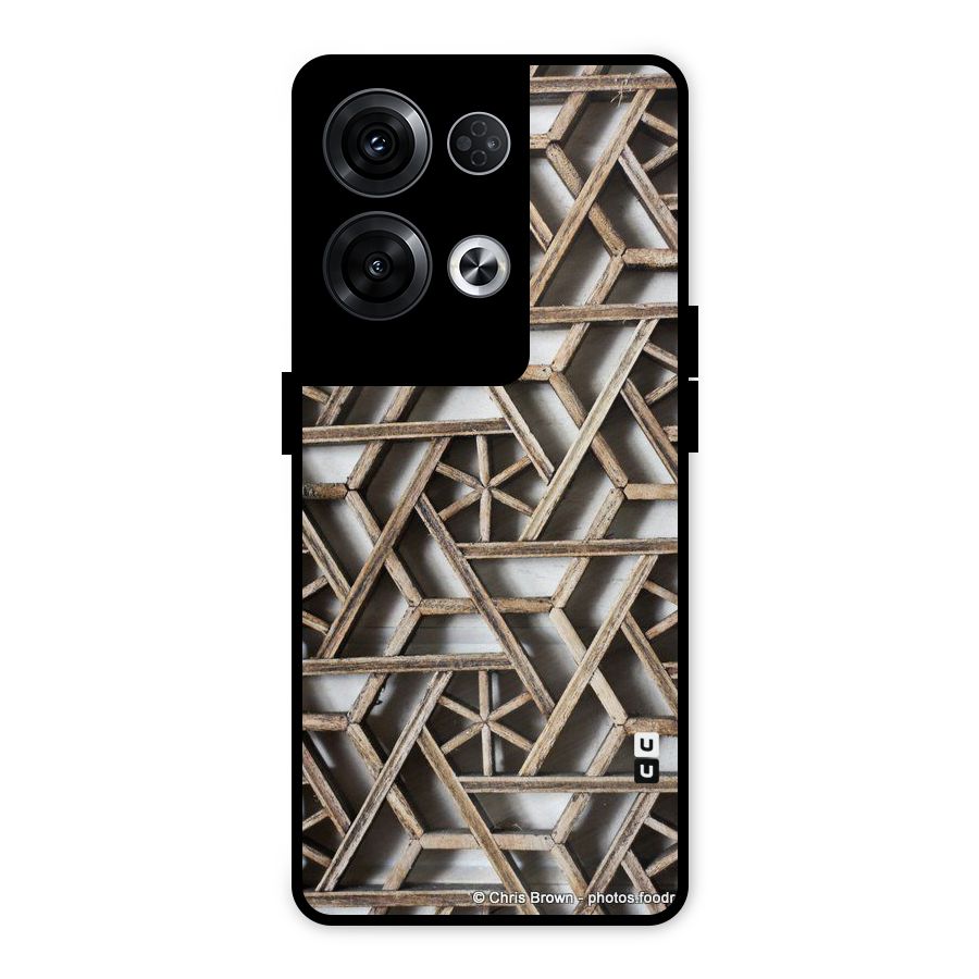 Wheel Design Metal Back Case for Oppo Reno8 Pro 5G