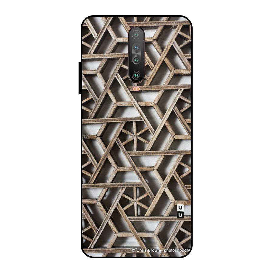 Wheel Design Metal Back Case for Poco X2