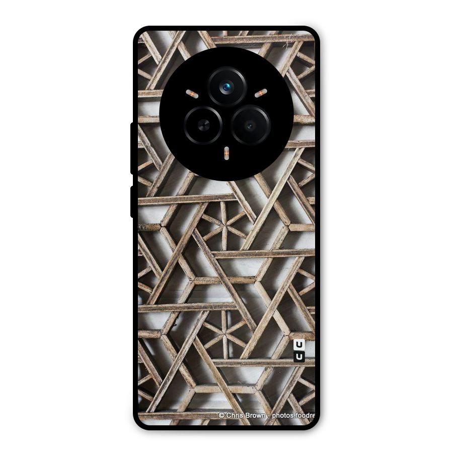 Wheel Design Metal Back Case for Realme 14 Pro