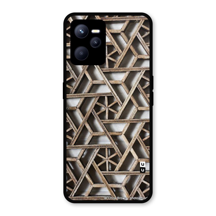 Wheel Design Metal Back Case for Realme C35