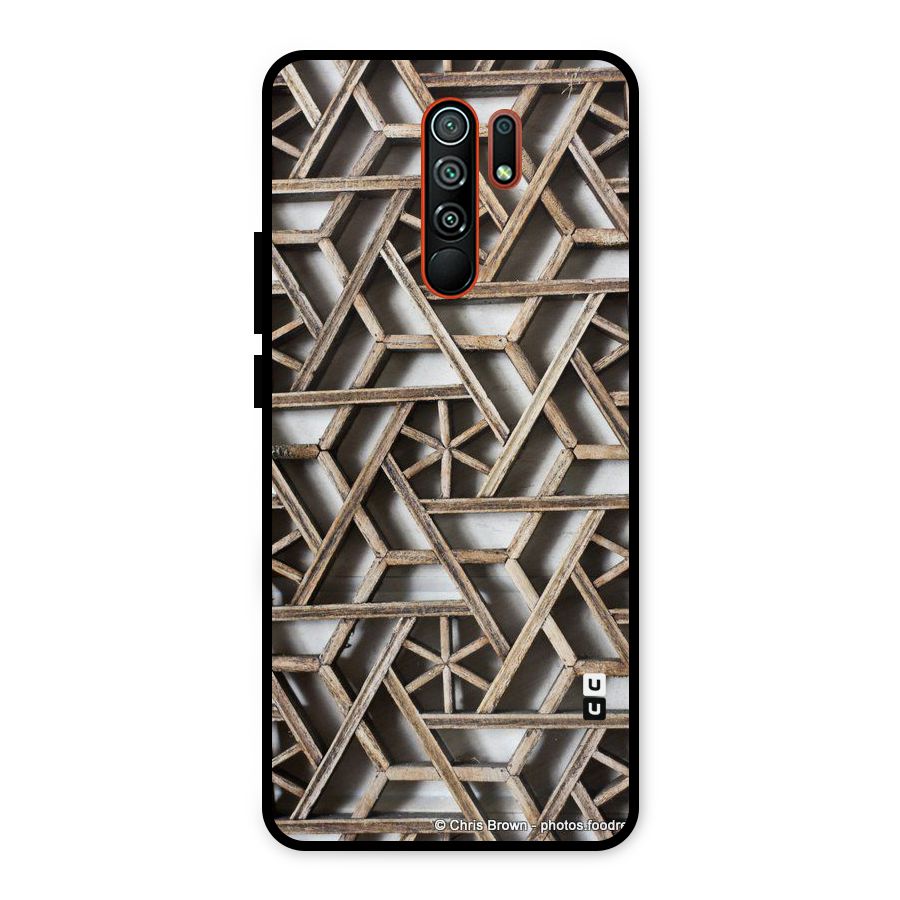 Wheel Design Metal Back Case for Redmi 9 Prime
