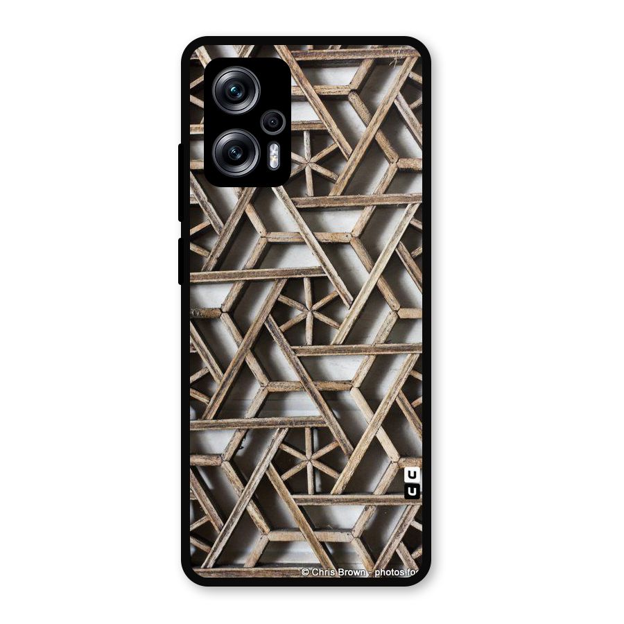 Wheel Design Metal Back Case for Redmi K50i