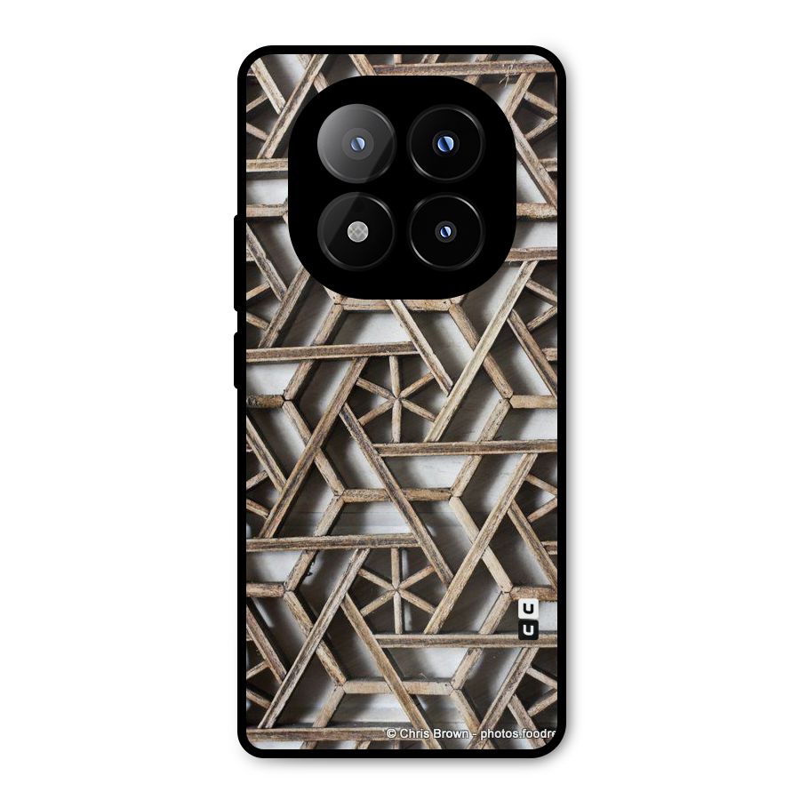 Wheel Design Metal Back Case for Redmi Note 14 Pro Plus 5G