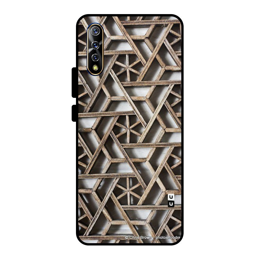 Wheel Design Metal Back Case for Vivo S1