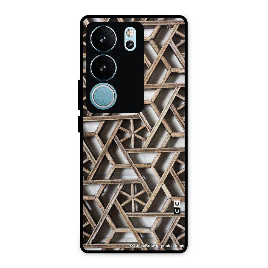 Wheel Design Metal Back Case for Vivo V29