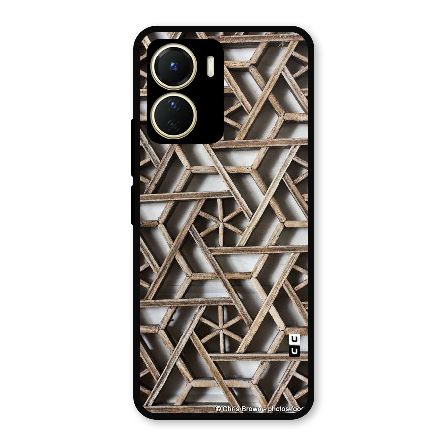 Wheel Design Metal Back Case for Vivo Y16