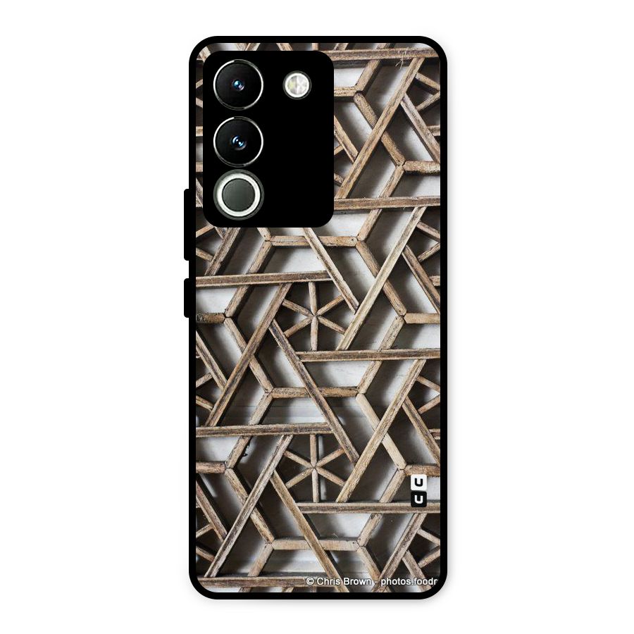 Wheel Design Metal Back Case for Vivo Y200