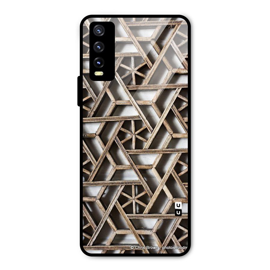 Wheel Design Metal Back Case for Vivo Y20 2021