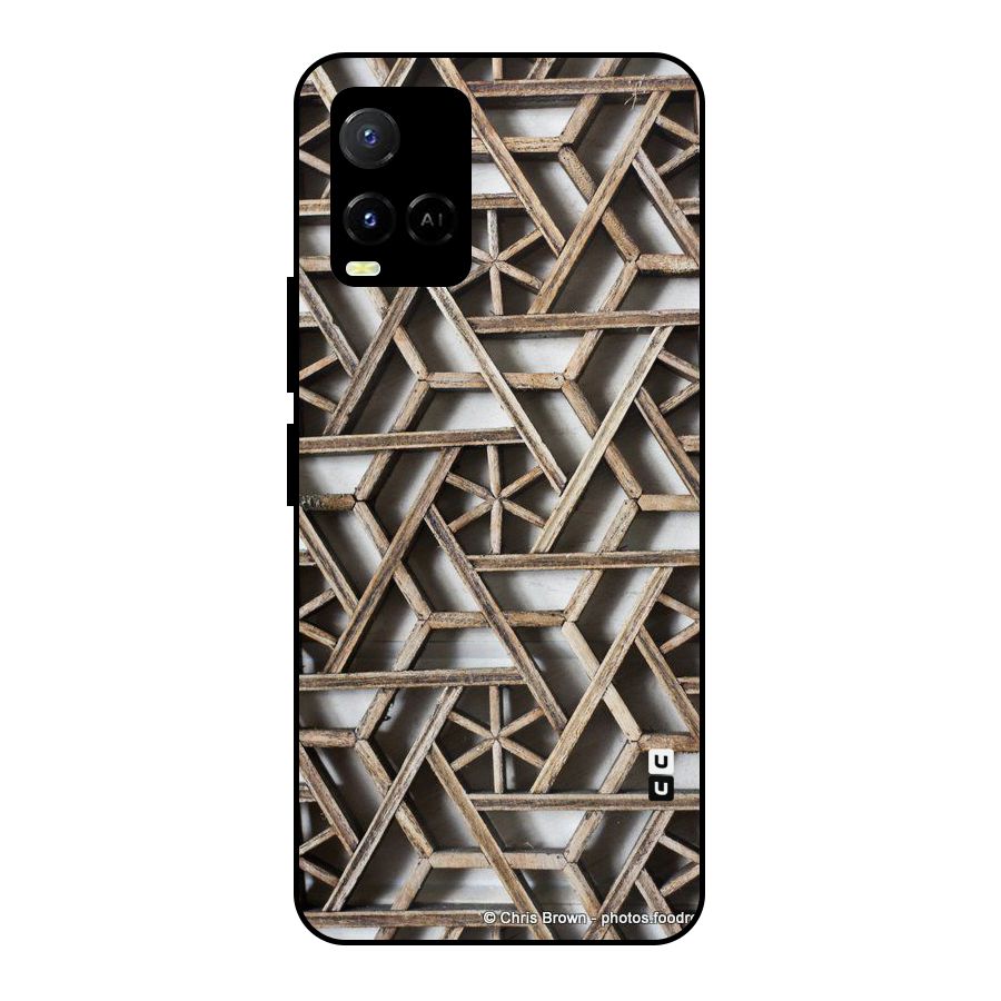 Wheel Design Metal Back Case for Vivo Y21