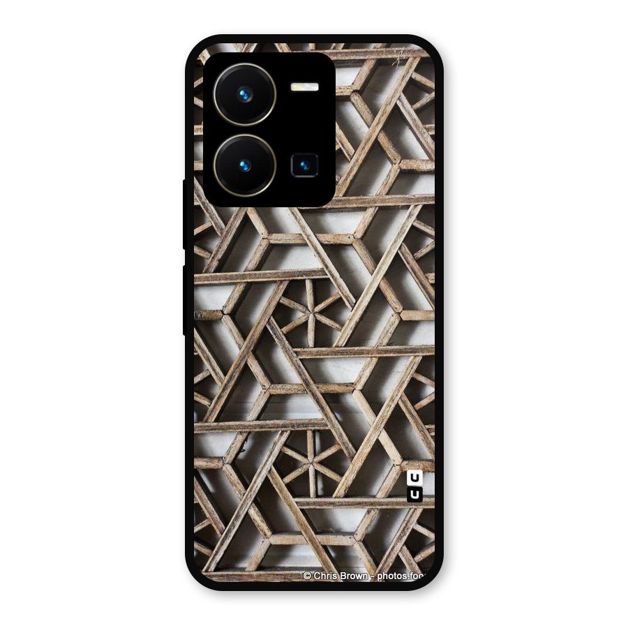 Wheel Design Metal Back Case for Vivo Y35