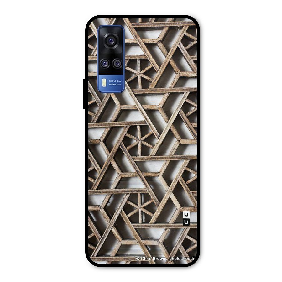 Wheel Design Metal Back Case for Vivo Y51A