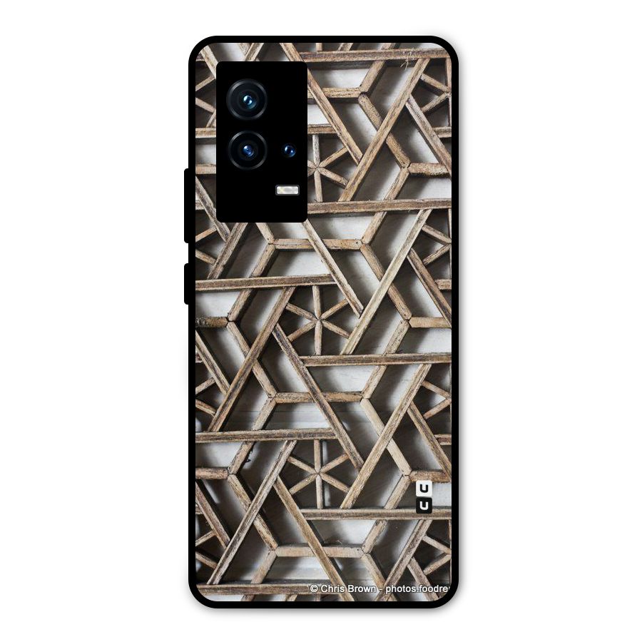 Wheel Design Metal Back Case for iQOO 9 5G