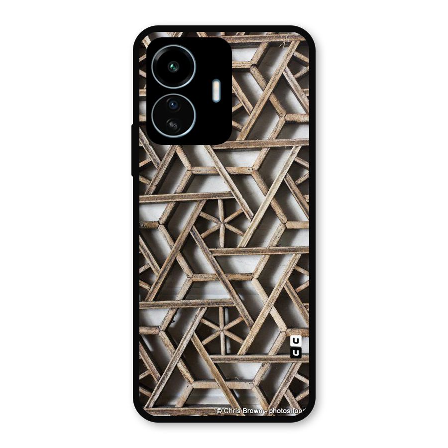 Wheel Design Metal Back Case for vivo iQOO Z6 Lite 5G