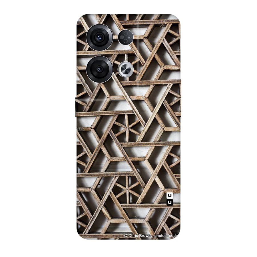 Wheel Design Original Polycarbonate Back Case for Oppo Reno8 Pro 5G