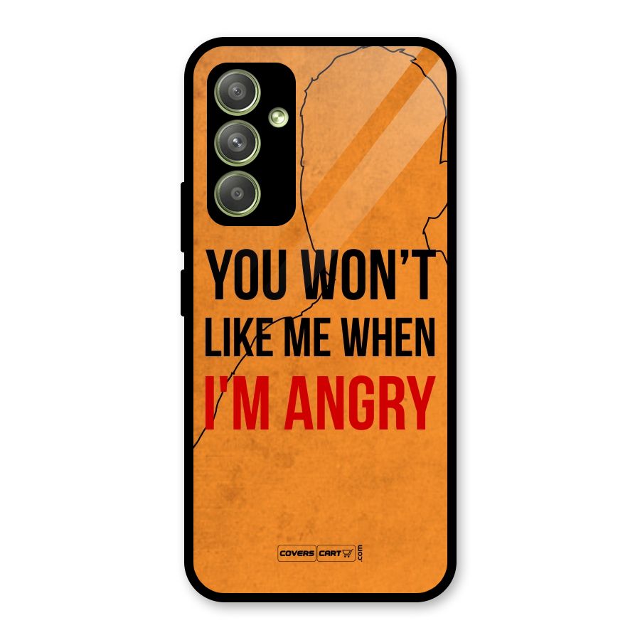When I M Angry Glass Back Case for Galaxy A54