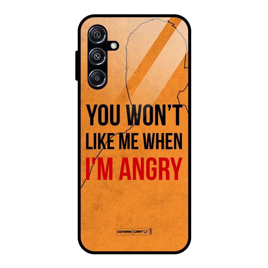 When I M Angry Glass Back Case for Galaxy M34 5G