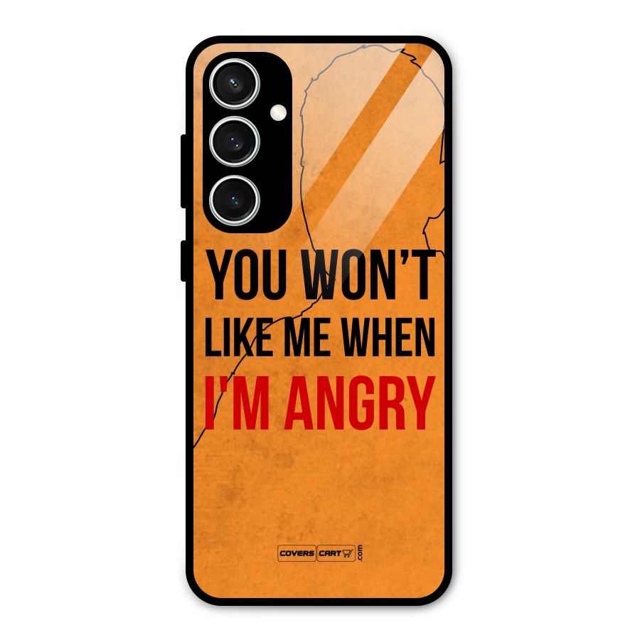 When I M Angry Glass Back Case for Galaxy S23 FE
