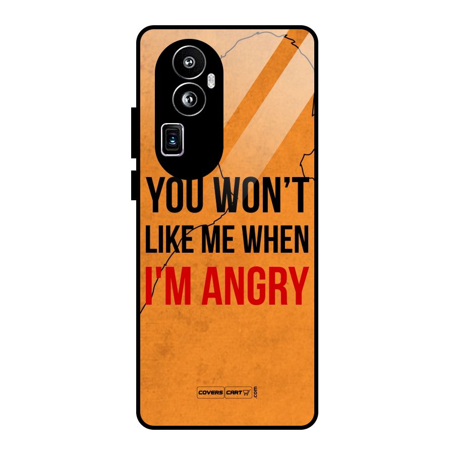 When I M Angry Glass Back Case for Oppo Reno10 Pro Plus