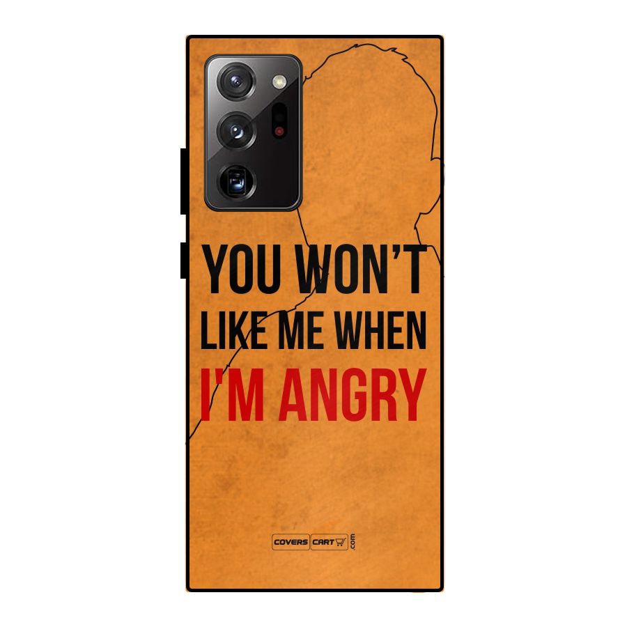 When I M Angry Metal Back Case for Galaxy Note 20 Ultra