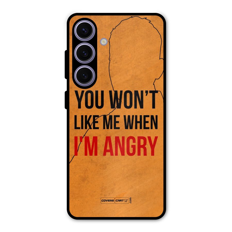 When I M Angry Metal Back Case for Galaxy S24