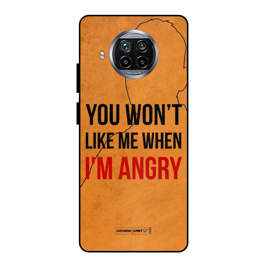 When I M Angry Metal Back Case for Mi 10i