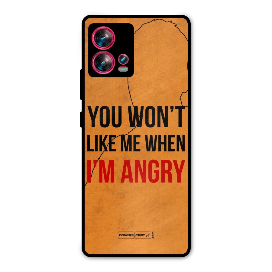 When I M Angry Metal Back Case for Motorola Edge 30 Fusion