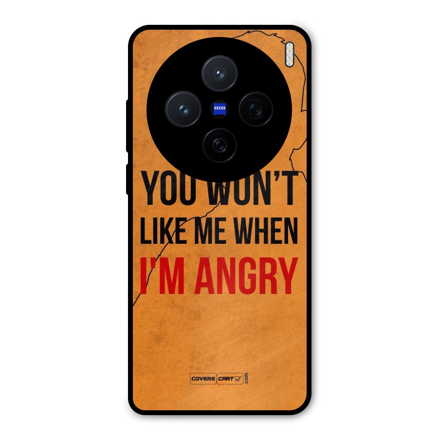 When I M Angry Metal Back Case for Vivo X200