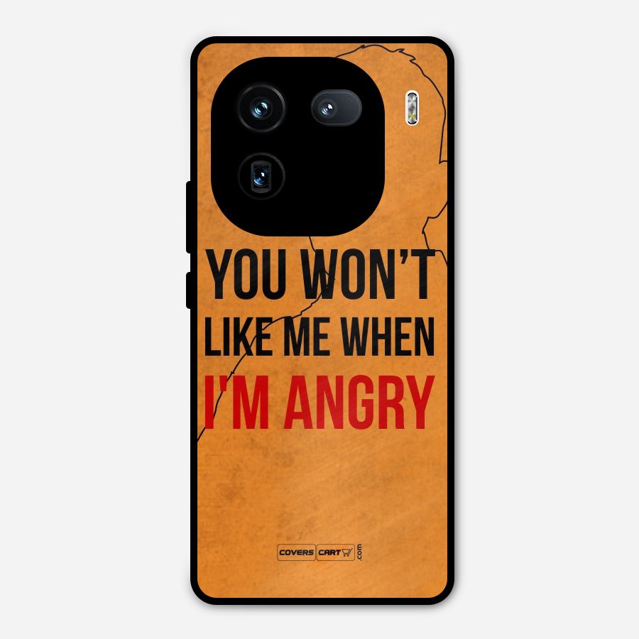 When I M Angry Metal Back Case for iQOO 12