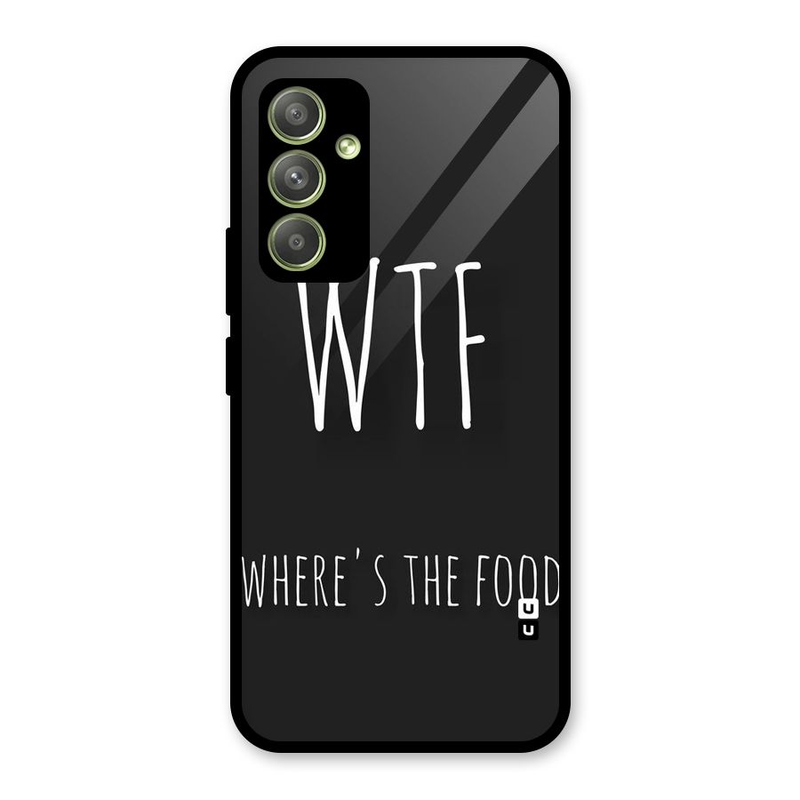 Where The Food Glass Back Case for Galaxy A54