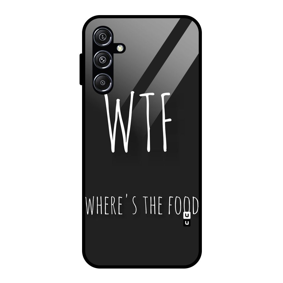 Where The Food Glass Back Case for Galaxy M34 5G