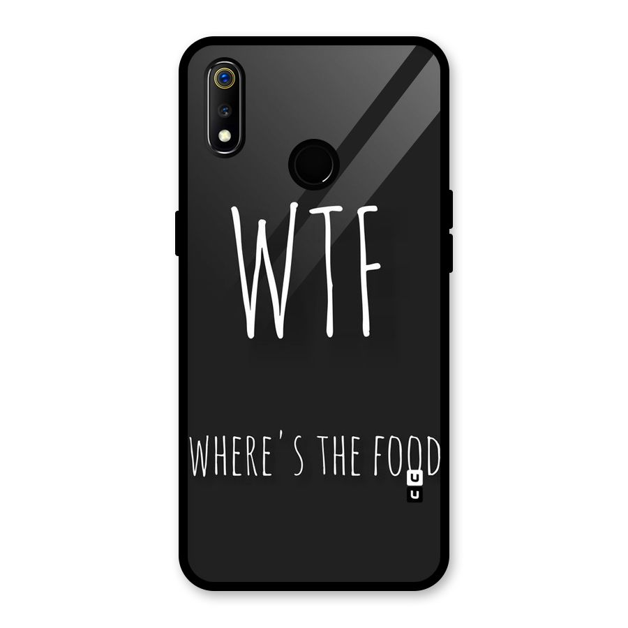 Where The Food Glass Back Case for Realme 3i