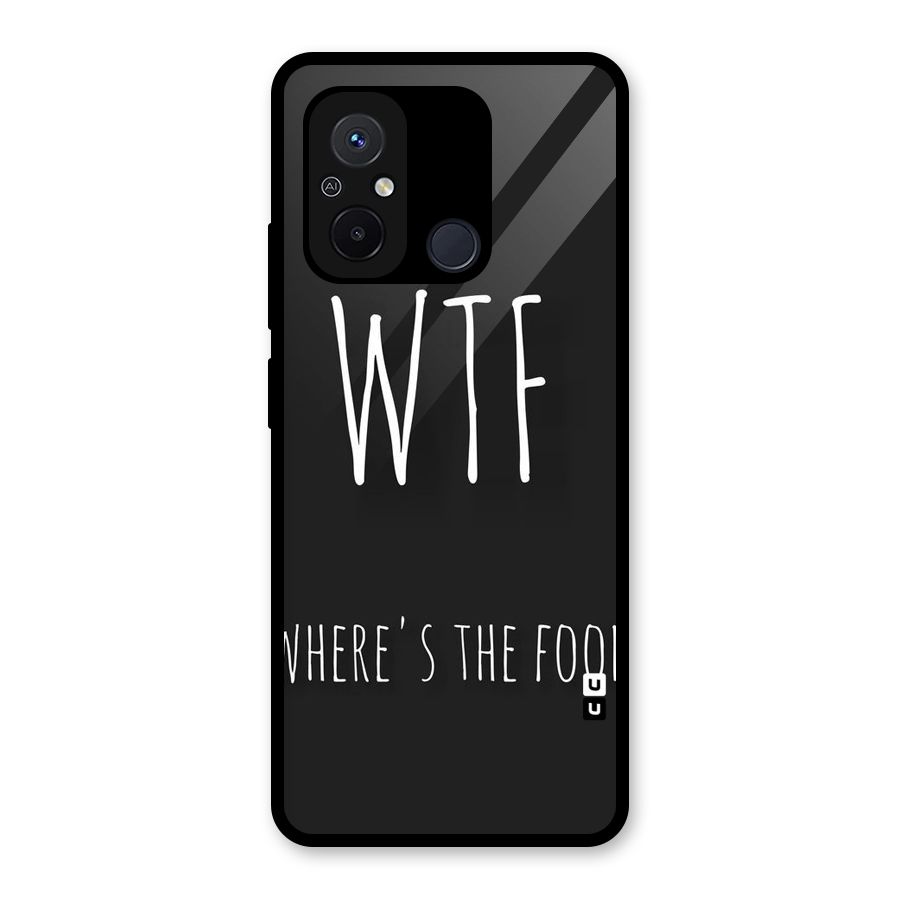 Where The Food Glass Back Case for Redmi 12C