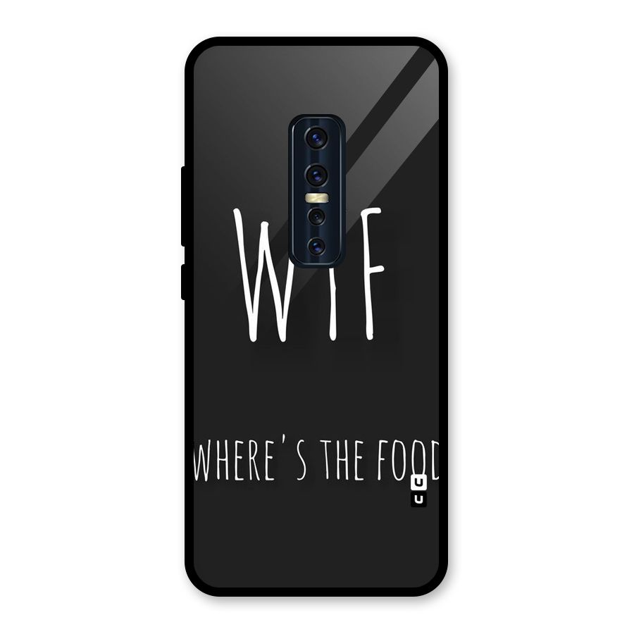 Where The Food Glass Back Case for Vivo V17 Pro